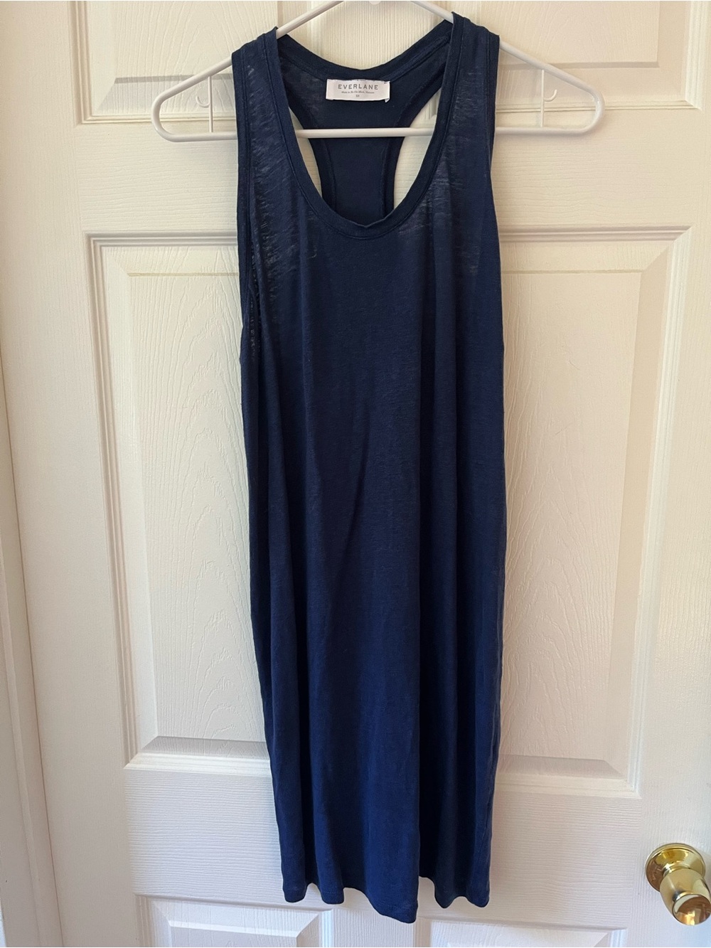 Everlane Linen Racerback Dress